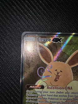 FULL ART Eevee GX ULTRA RARE Black Star Promo SM233 - Image 2