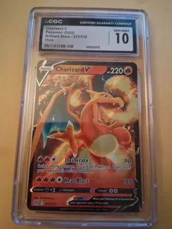 Charizard V Pokemon 2022 Brilliant Stars Holo - Image 2