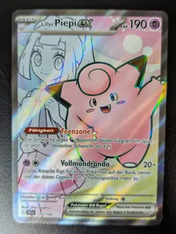 Pokemon Karte Lillys Piepi ex JTG 173/159 Reisegefahrten Deutsch NM - Image 1