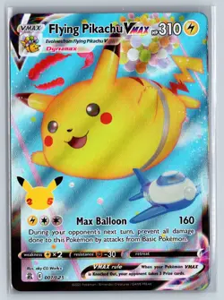 Flying Pikachu Pokemon TCG Celebrations Ultra Rare 007/025 Pokemon NM Foil - Image 1