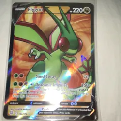 POKEMON FLYGON V 106/172 BRILLIANT STARS ULTRA RARE FULL ART HOLO 220HP - Image 1