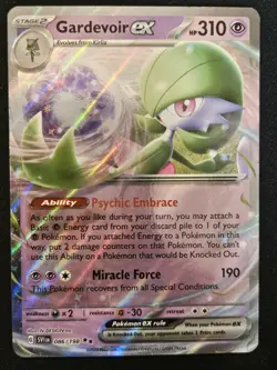 Gardevoir ex 086/198 Scarlet & Violet Base Double Rare Holo Pokemon TCG 2023 NM - Image 1
