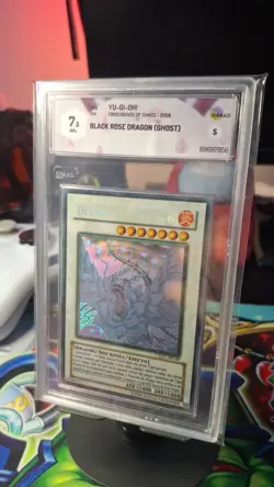 DRAGO ROSA NERA GHOST RARE CSOC Graad 7.5 YU-GI-OH! - Image 1