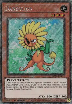 Yugioh Dandylion RA03-EN211 - Platinum Secret Rare - Image 1