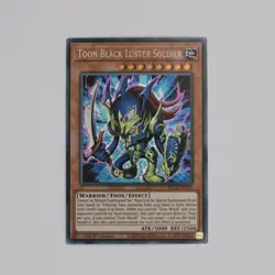 Toon Black Luster Soldier - BLCR-EN065 - Secret Rare - 1st Edition - YuGiOh - Image 1