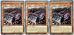 3 x MP20-EN162 Infinitrack Brutal Dozer - Common 1st Ed Near Mint YuGiOh - Image 1