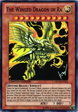 Yugioh The Winged Dragon of Ra ORCS-ENSE2 Order of Chaos Limited VLP - Image 1