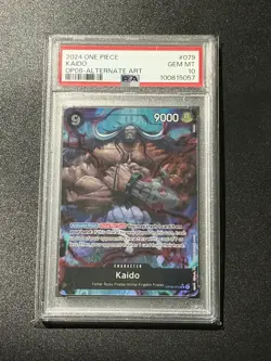 Kaido 2024 One Piece OP08 Alternate Art - #079 - PSA 10 - Image 1