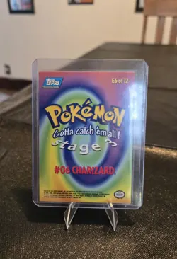 Topps Pokemon Topps Series 1 Charizard Stage 3 Foil Card E6 English - Image 2