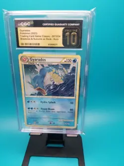 gyarados 007/034 cgc pristine 10 Trading Card Game Classic - Image 1