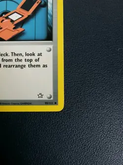 Pokemon Card Trainer New Pokedex 95/111 Neo Genesis Uncommon WOTC - Image 5