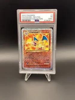 Charizard Legendary Collection Reverse Holo Card 3/110 PSA 1 - Image 1