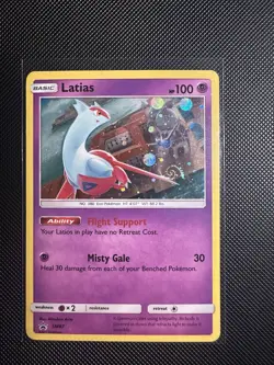 Pokemon Latias TCG SM87 SWIRL! Black Star Promo Holo Card NM Condition - Image 3