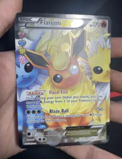 Pokemon Card - Flareon EX RC28/RC32 Full Art Holo Rare XY Generations Radiant #1 - Image 3