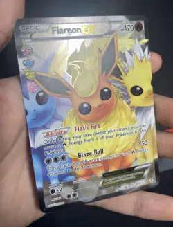 Pokemon Card - Flareon EX RC28/RC32 Full Art Holo Rare XY Generations Radiant #1 - Image 4