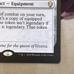 Magic: The Gathering Helm of the Host Rare Legendary Artifact Dominaria 217/269 - Image 4