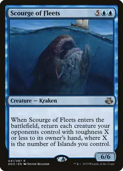 MTG Scourge of Fleets ** Duel Decks: Elspeth vs. Kiora ** English (NM) - Image 1