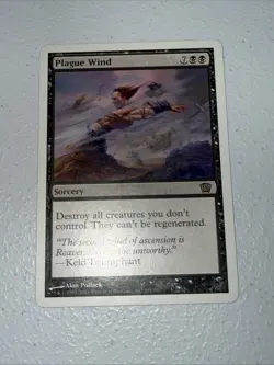 Plague Wind X1 8th edition Ex Condition See Pics Front / Back - Image 1