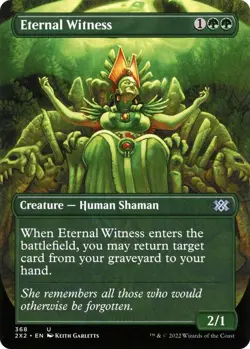 Eternal Witness (Borderless) 368 Uncommon Double Masters 2022 Near Mint - Image 1