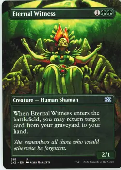 Eternal Witness (Borderless) 368 Uncommon Double Masters 2022 Near Mint - Image 2