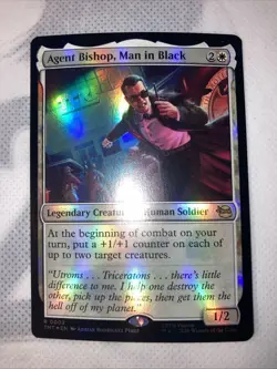 Agent Bishop, Man in Black Teenage Mutant Ninja Turtles Foil - Image 1