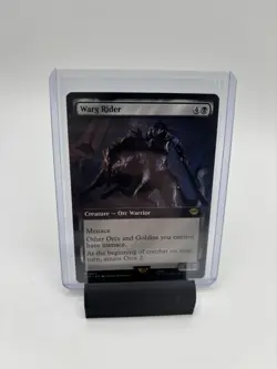 Warg Rider (Extended Art) Universes Beyond: the Lord of the Rings: MTG NM - Image 1