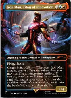 Iron Man, Titan of Innovation (Rainbow Foil) 1731 Secret Lair Drop Series NM MTG - Image 1