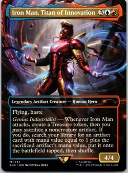 Iron Man, Titan of Innovation (Rainbow Foil) 1731 Secret Lair Drop Series NM MTG - Image 1