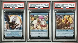 PSA 8 MTG Final Fantasy Stainless Token Set Sephiroth Moogle Chocobo Osaka 2025 - Image 1