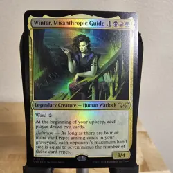 x1 Winter, Misanthropic Guide - Foil R MTG Duskmourn: House of Horror M/NM, Engl - Image 1