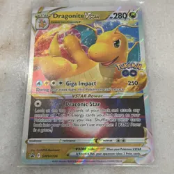 Dragonite VSTAR SWSH236 Pokemon GO Promo Holo 2022 PLANETA Mochizuki 280HP - Image 2