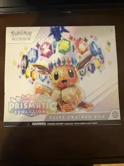 POKEMON Prismatic Evolutions Elite Trainer Box, Sealed Box - Pokemon TCG - Image 1
