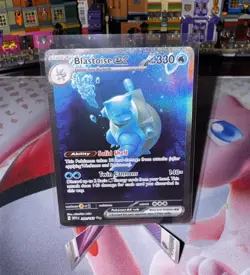Blastoise ex 200/165 Scarlet & Violet 151 Secret Rare Full Art Holo English - Image 1