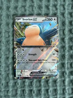 Pokemon Prismatic Evolutions Snorlax ex Double Rare Holo #076/131 - MINT - Image 1