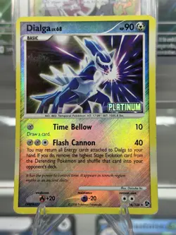 Pokemon 2008 Dialga 16/106 Platinum Stamped Reverse Holo Burger King Promo MP - Image 2
