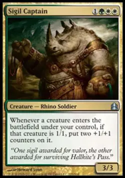 Sigil Captain - Light Play MTG Commander - Image 1