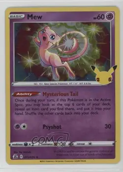 Mew Holo Pokemon Celebrations #011 - Image 1