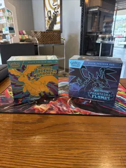 Pokemon Ascended Heroes And PHANTASMAL Flames ETB Set of 2 Sealed (No Rips) - Image 1