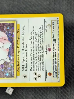 Clefairy 5/102 - Base Set Unlimited Holo Rare Pokemon TCG MP - Image 5