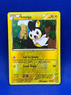 Pokemon Tcg Emolga 45/124 Dragons Exalted Reverse Holo - Image 1