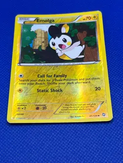Pokemon Tcg Emolga 45/124 Dragons Exalted Reverse Holo - Image 2
