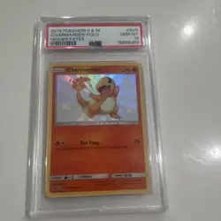 Pokemon Charmander SV6/SV94 Hidden Fates Shiny Vault Holo Rare PSA 10 2019 - Image 1