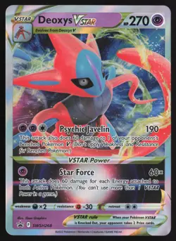 Deoxys VSTAR SWSH268 Holo Promo Sword & Shield Promo Pokemon Near Mint - Image 1
