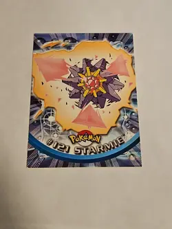 Pokemon Topps TV Animation Edition #121 Starmie Blue Label LP - Image 1