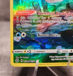 Pokemon TCG Vaporeon TG02/TG30 Swsh09: Brilliant Stars Trainer Gallery Holo - Image 5