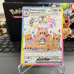 Pokemon Palossand ex Full Art Ultra Rare Holo Surging Sparks 221/191 - Image 1
