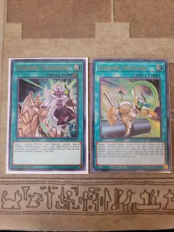 YUGIOH SYNCHRO TRANSCEND DUOV + SYNCHRO OVERTAKE MP22 ULTRA 1ST ED NM - Image 1