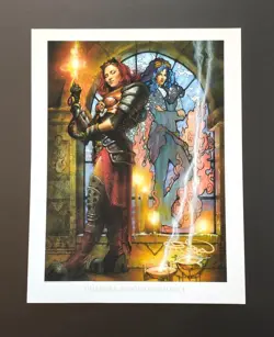 MTG Magic Signed Art Print / Liliana Nissa Chandra Jace Gideon Set of 5 Rare - Image 3