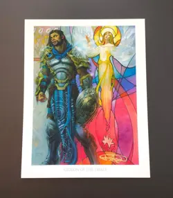MTG Magic Signed Art Print / Liliana Nissa Chandra Jace Gideon Set of 5 Rare - Image 4
