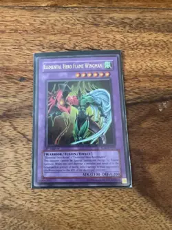 Yugioh Elemental Hero Flame Wingman - TLM EN035 - 1st Edition Holo NM - Image 4